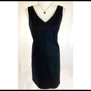 Talbots Black V Neck LBD